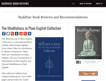 Tablet Screenshot of buddhist-book-reviews.com